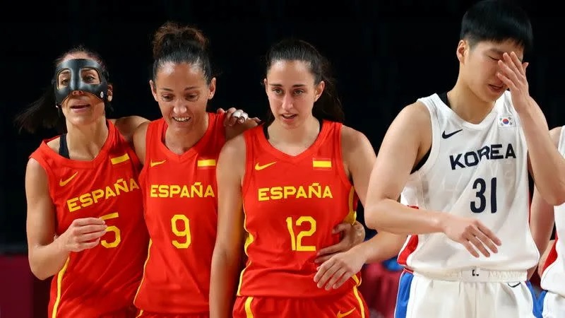 Spain triumphs over South Korea in their Olympic debut