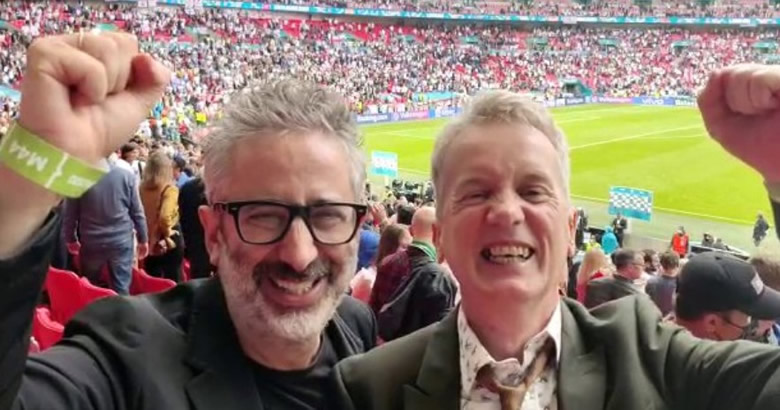 UEFA allegedly stop Baddiel and Skinner from singing Three Lions (It’s Coming Home) at Wembley