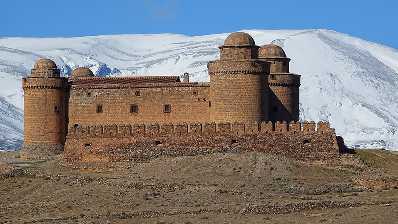 The Castillo de La Calahorra in Granada, location of a famous1970s film