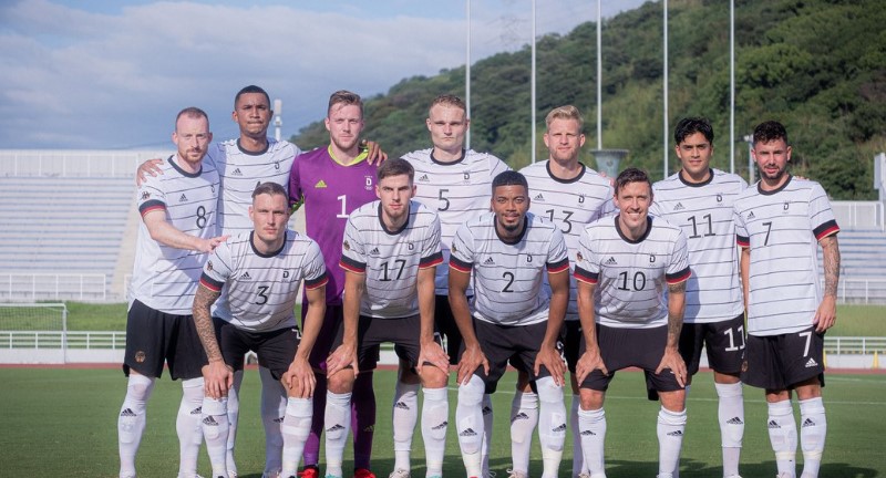 German Olympic football team walks off the pitch after alleged racist incident