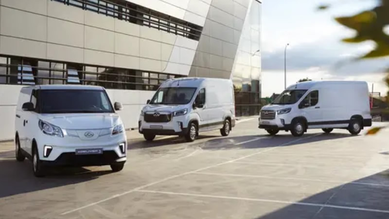 China's top selling brand of electric vans now available in Spain