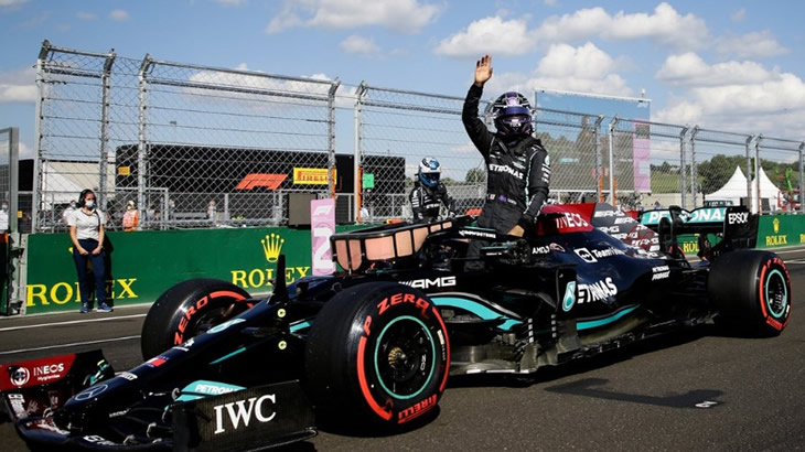 Lewis Hamilton booed as he takes pole in Hungary
