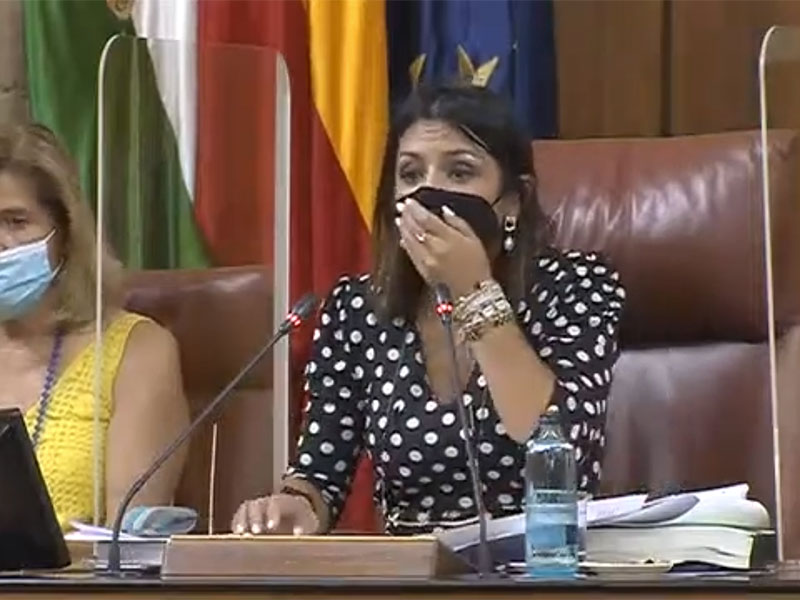 the moment a rat disturbs parliament in Andalucia