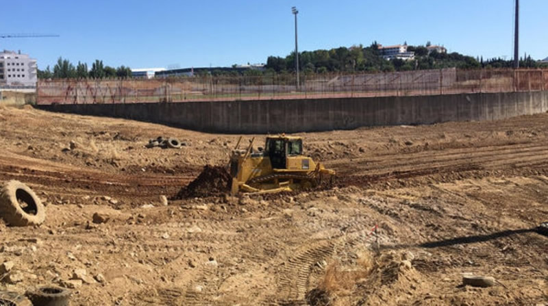 Construction begins of Ronda's new swimming pool