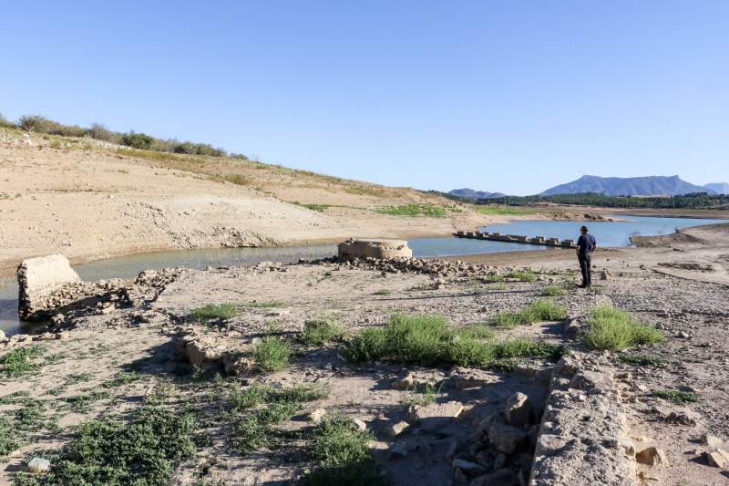 Malaga reservoir water deposits down to lowest levels for years