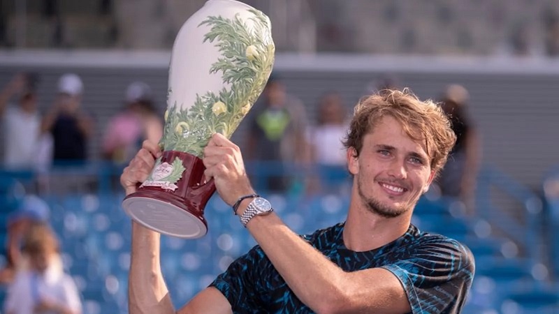Germany's Alexander Zverev takes Cincinnati Tennis Crown