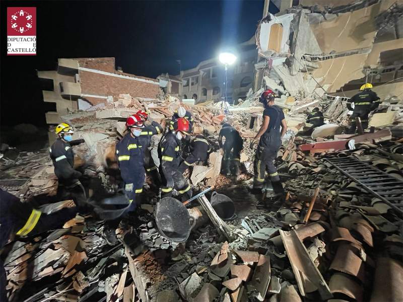 Lifeless body of a minor discovered in the Peñiscola collapse