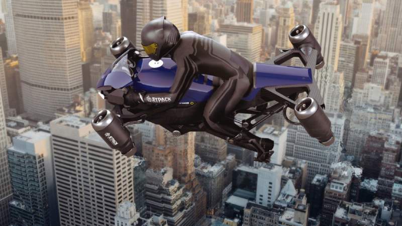 Forget traffic jams - the world’s FIRST flying motorcycle is coming!