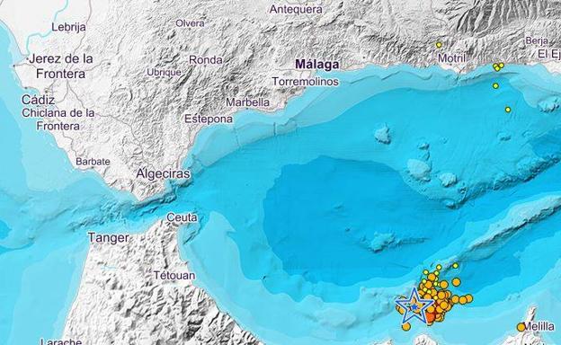 Seven new earthquakes registered off the coast of Malaga