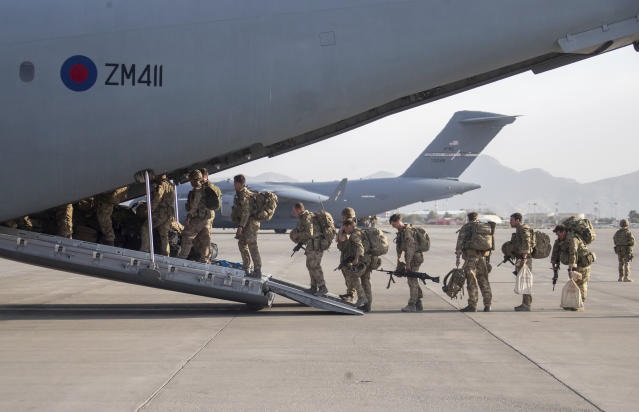 US warns of credible threat as last UK troops leave Afhganistan