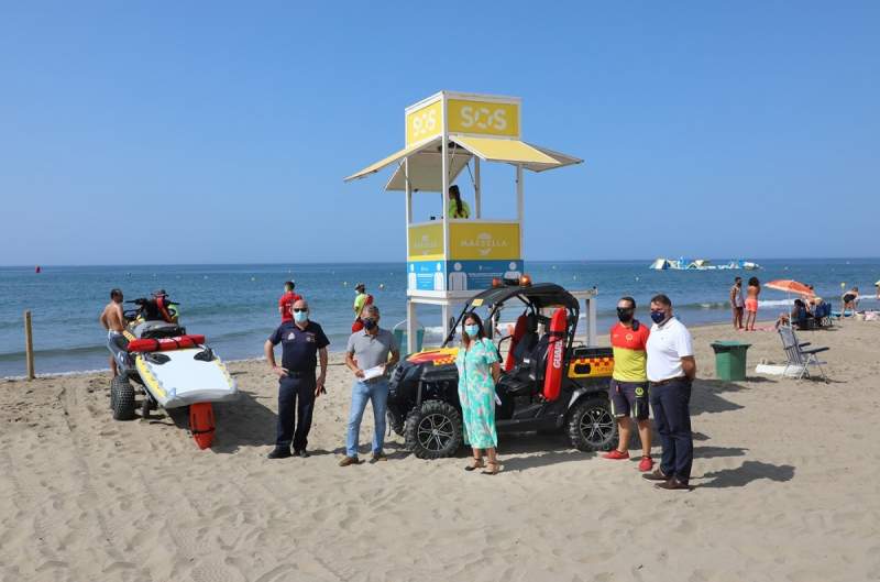 Marbella beaches kept safe with over 30,000 interventions this summer