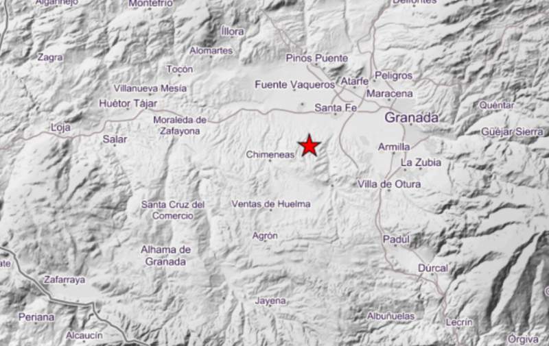 Earthquake of 4.2 magnitude shakes Granada province