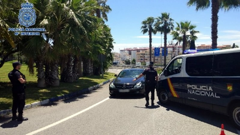 Marbella police search for man who stole an officers weapon and tried to shoot him twice