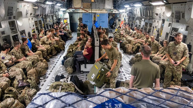 UK troops deploy to Afghanistan as Taliban takes control of the skies