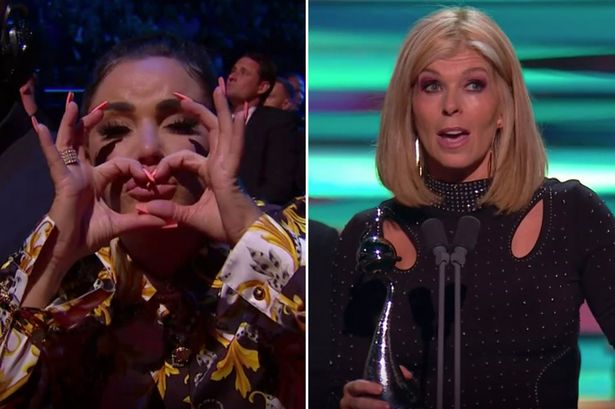 Katie Price makes sweet gesture to Kate Garraway as she loses out at Tv Awards