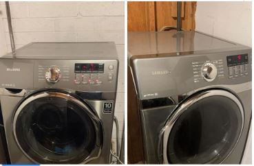 Washing machine shock leaves one dad feeling blessed