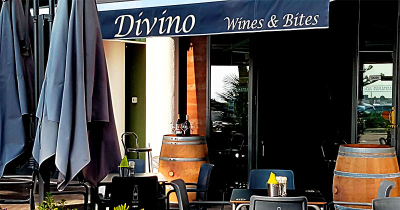 DIVINO’S: Has a superb selection of wines to buy and take home.