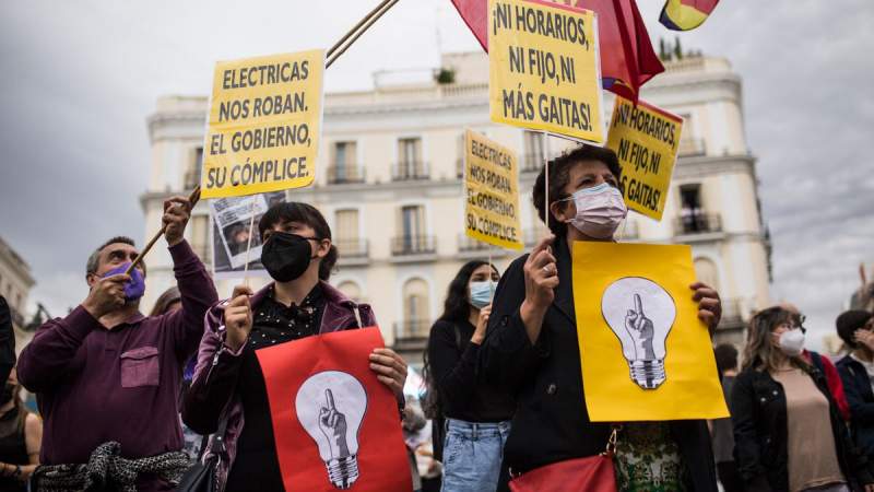 Spanish communist party calls for nationwide protests over electricity prices