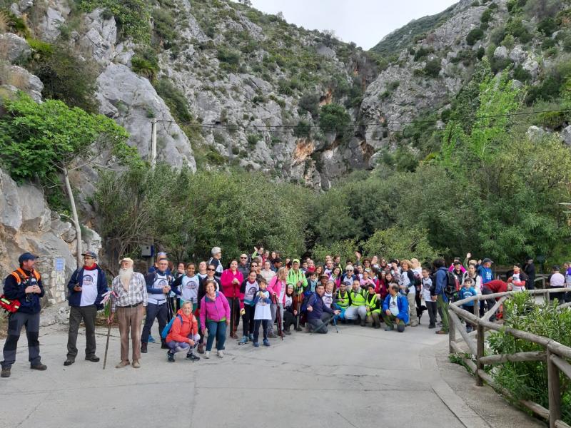 Many turned out for a Council organised hike in 2019