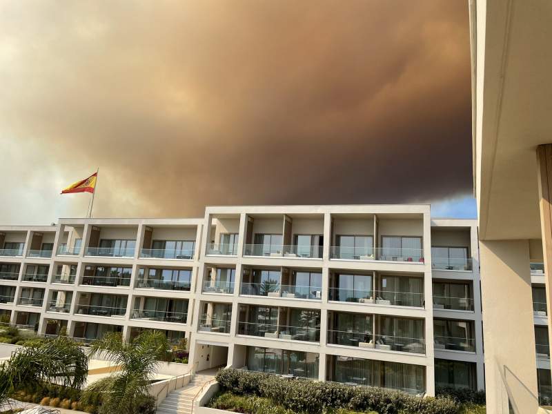 UPDATE: Smoke from Estepona wildfire reaches Marbella
