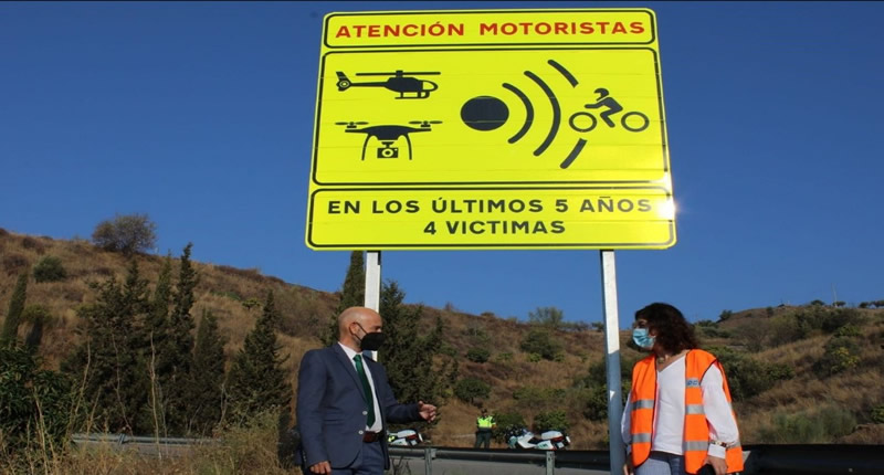 Malaga province has third highest number of special risk road sections for motorcyclists in Spain