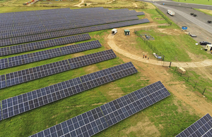British Army opens first solar farm