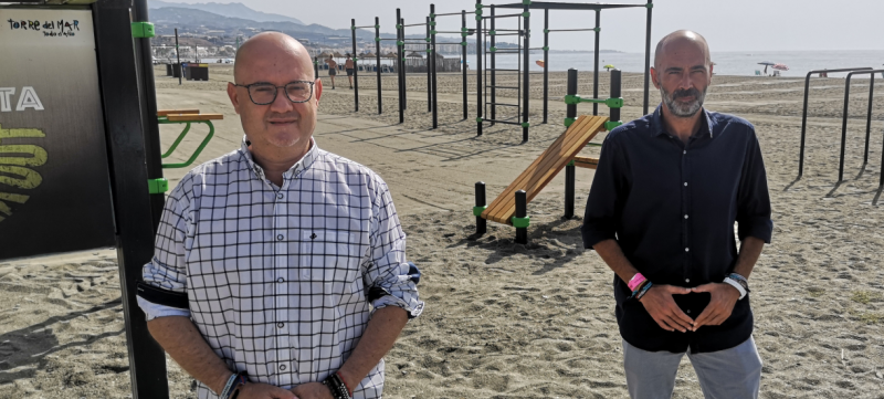 Expansion of the equipment of the 'Street Work Out' park of Levante Beach
