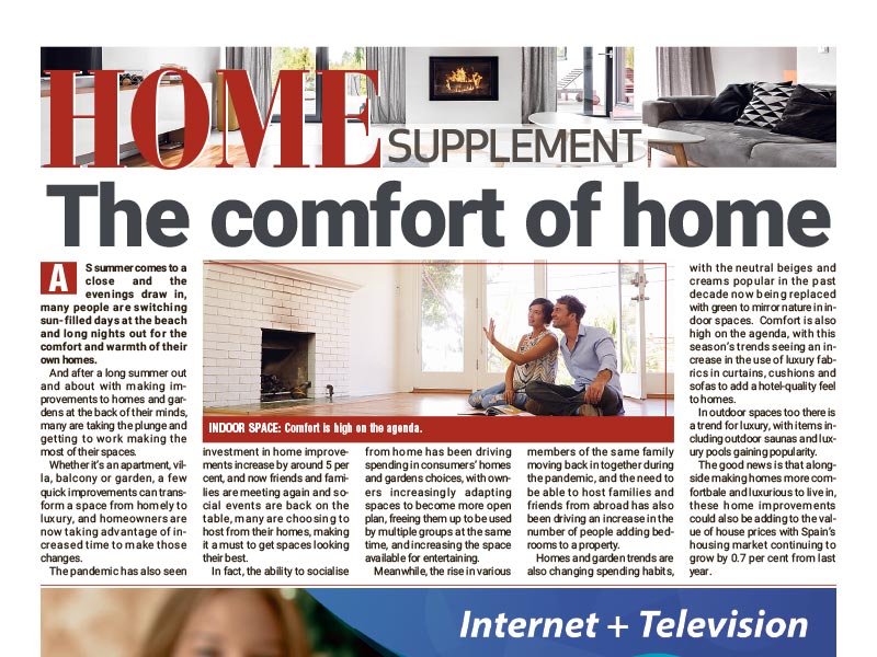HOME SUPPLEMENT - Costa Blanca South 28 October - 3 November 2021 Issue 1895