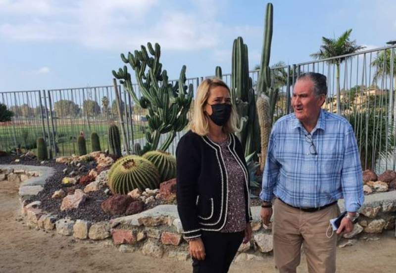 Unique cactus garden in Spain