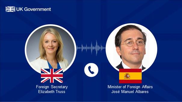 Liz Truss discussed treaty with Spanish Foreign Minister