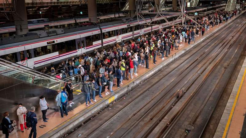 Renfe train strike causes chaos in Catalonia