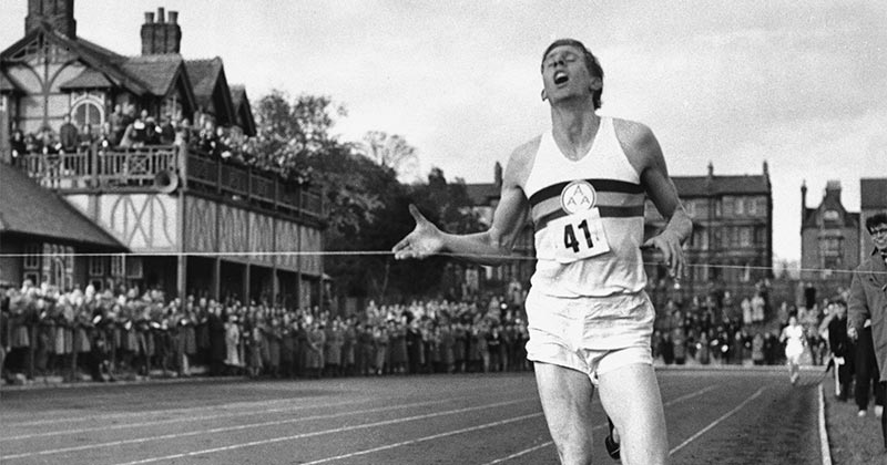 Roger Bannister was the first person to break the four-minute mile