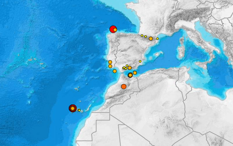 A powerful earthquake of magnitude 4.4 on the Richter scale was registered at dawn this Friday morning (October 29) in the Cantabrian Sea off the Galician coast- the tremors were felt across several municipalities in Galicia.