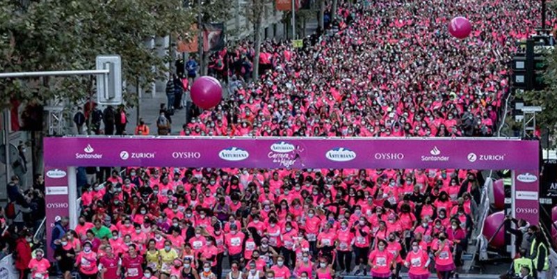 Madrid turns pink with the annual 'Women's Race' for breast cancer