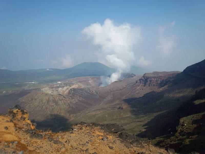 Mount Aso volcano erupts in Japan