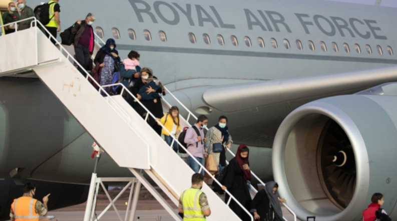 RAF airlifts 102 people to UK after they fled Afghanistan