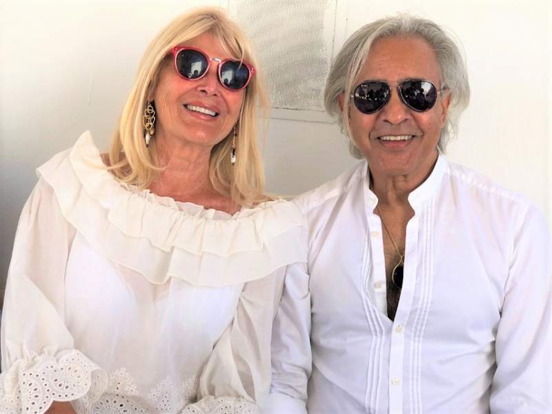 Biddu and wife Sue enjoy the Marbella lifestyle