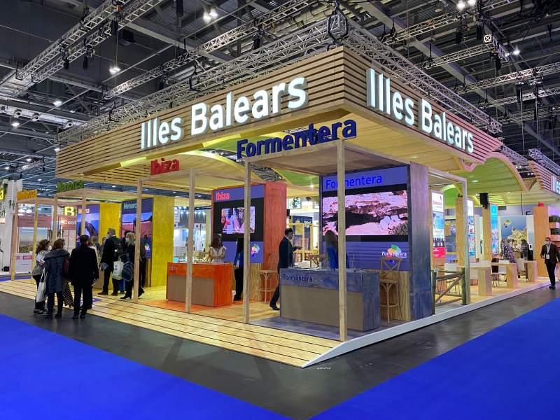 The impressive Balearic Islands stand at WTM