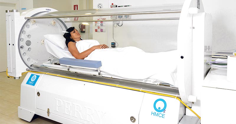 HYPERBARIC CHAMBER: Beneficial for multiple ailments.