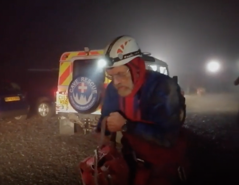 Caver rescued in Wales after being stuck for 54-hours underground