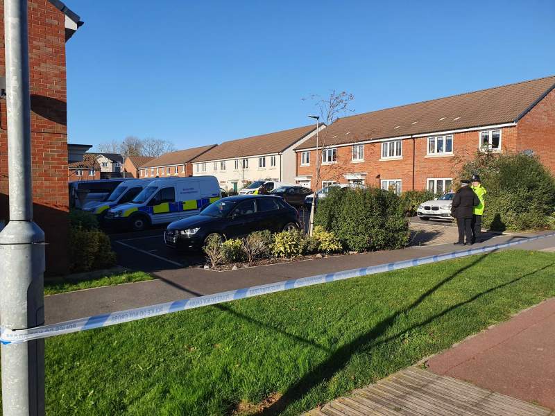 Two arrested after Somerset couple killed in front of their two kids