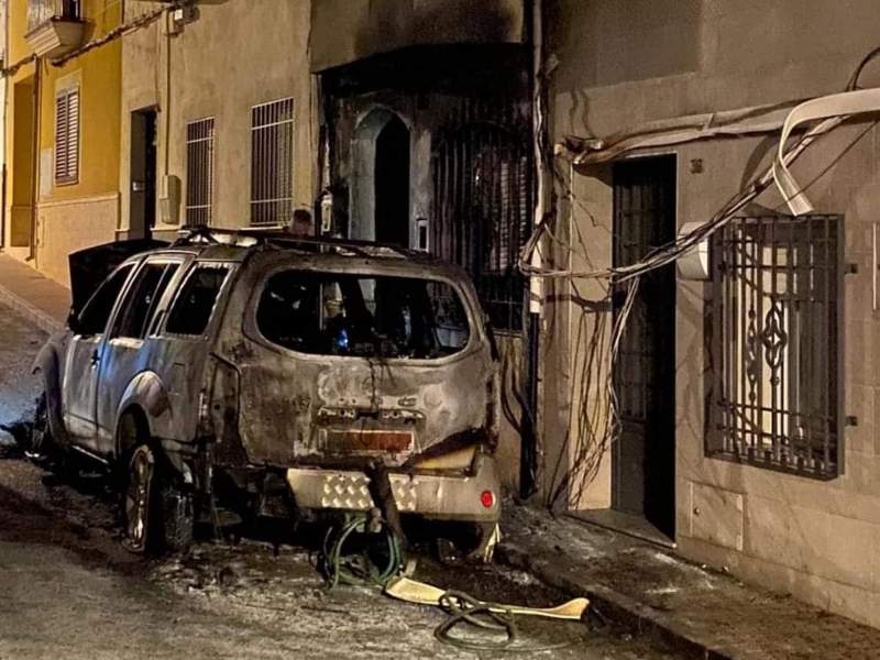 Arson attack against the Mayor in Navas de San Juan