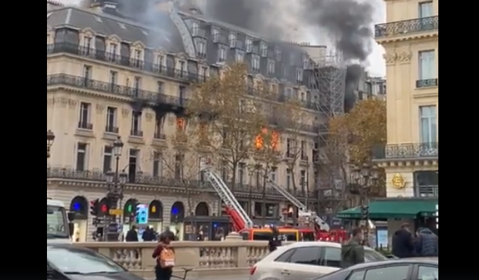 Paris is on fire