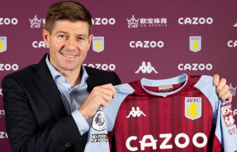 Steve Gerrard officially announced at new Aston Villa boss