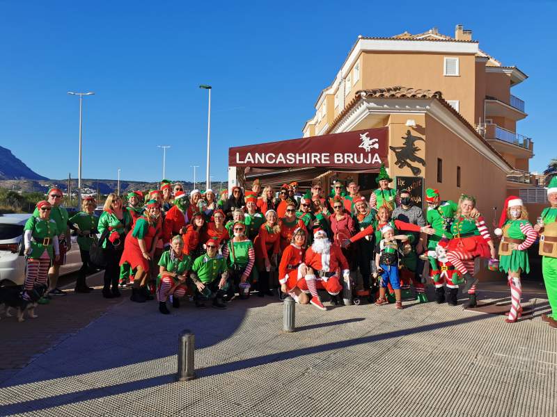 Elves run riot for charity in Javea