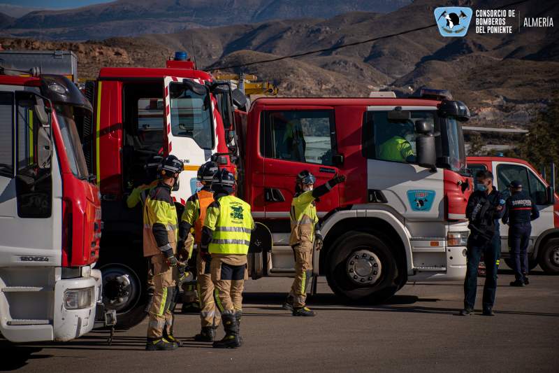 Fire service guaranteed for 20 Almeria province municipalities