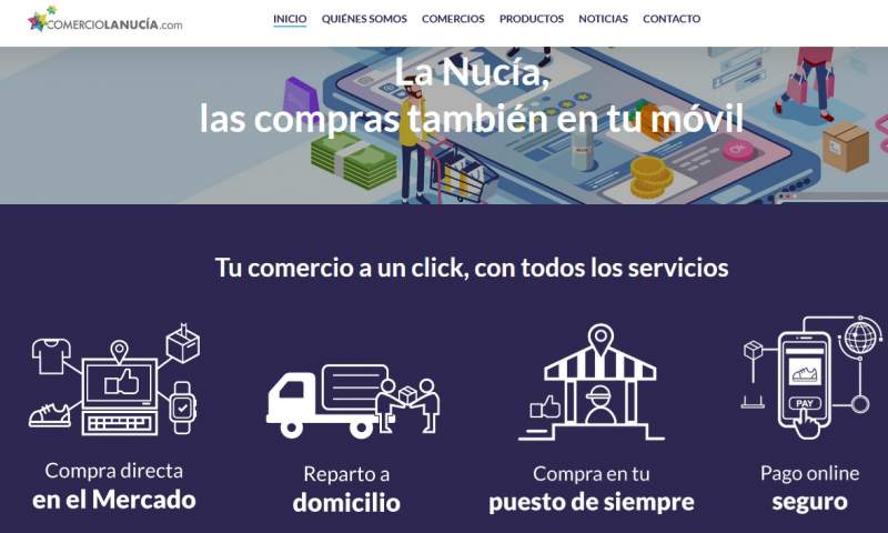 Town hall launches project for online shopping in La Nucia