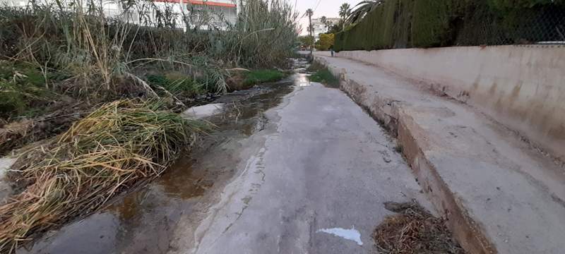 Streambed clearing is an ongoing task in Altea
