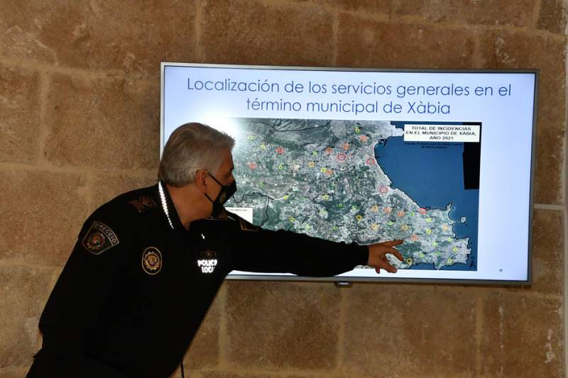 Javea's Chief superintendent gives a rundown of Policia Local operations in 2021