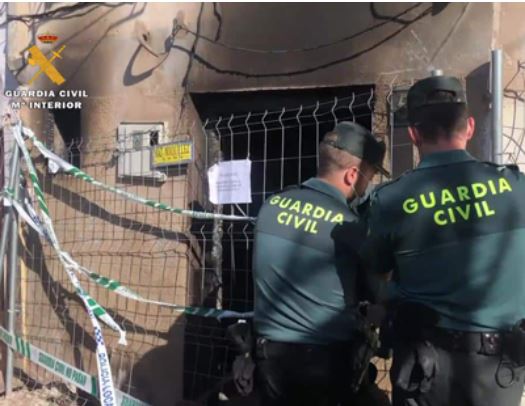 Heavily pregnant woman rescued from blaze in Spain’s Almeria